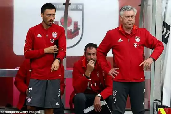 Ancelotti names son as his assistant coach at Bayern Munich
